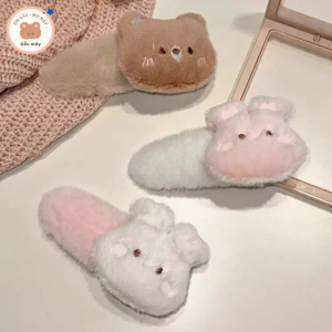 Kẹp tóc gấu bông