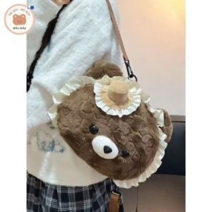 Balo gấu bông siêu mềm mịn