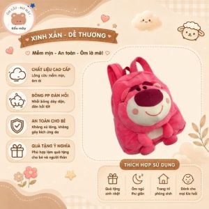 Balo hình Gấu dâu Lotso