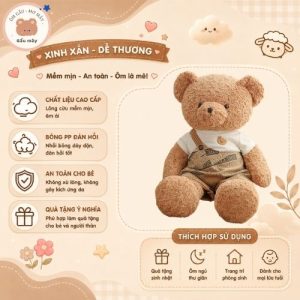 Gấu bông Teddy mặc áo