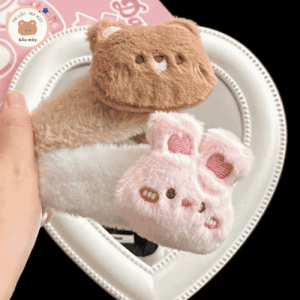 Kẹp tóc gấu bông