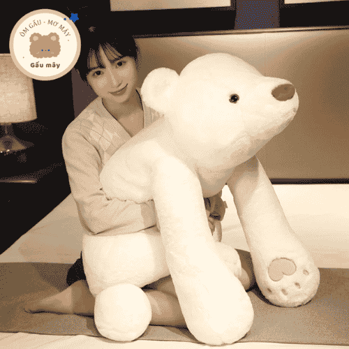 Gấu bông ôm ngủ