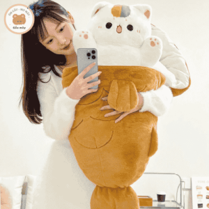 Gấu bông thú nhồi bông siêu to hình mèo thỏ chó